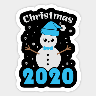 Snowman 2020 Christmas gift Sticker